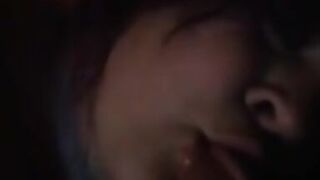 Amateur milf giving blowjob to side piece