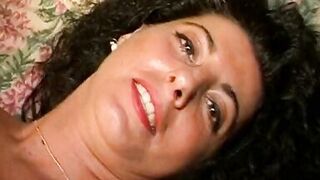 From Tuscany a beautiful brunette girl hot and excited by the situation masturbates before having sex with her partner