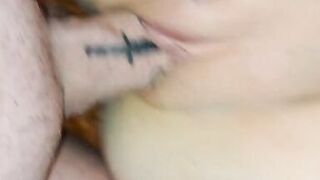 Milf squirts on big dick