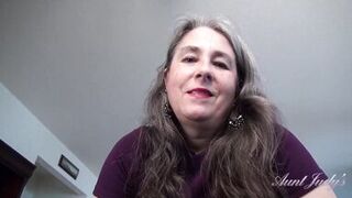 AuntJudys - Your Mature Step-Auntie Grace wants to masturbate with you (POV)