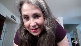 AuntJudys - Your Mature Step-Auntie Grace wants to masturbate with you (POV)