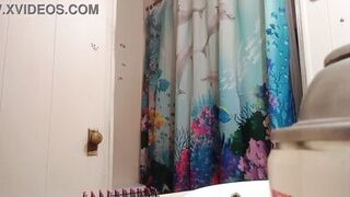 Caught mom taking a shower