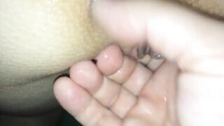 squirting bbw wife made my hand wet closeup