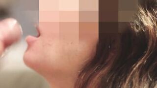 Sharing hotel room with coworker. He masturbates with the door open to tease me.