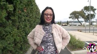 Hot brunette 27 years old Angelina fucked hard by massive cock - 2 image