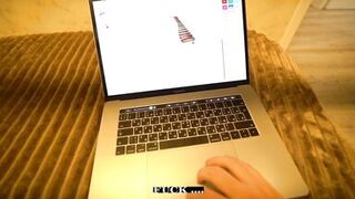 Creampie gift of fate - Stepmom stuck under the bed!