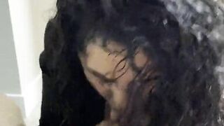 Sexy MILF gives me the best sloppy-toppy