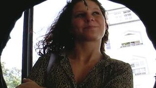 Beautiful German slut showing off her pink pussy