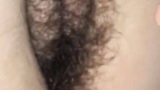 Hairy Milf Plays With Her Cub & Toy - 9 image