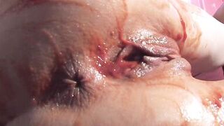 Horny German MILF loves getting messy in the living room