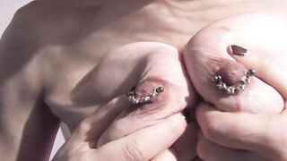 Horny German MILF loves getting messy in the living room