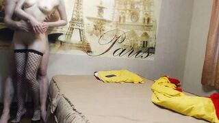 Cute MILF has a private webcam show while her husband is away. Entertained subscribers with her ass. I took a member in my mouth. Got fucked from behind