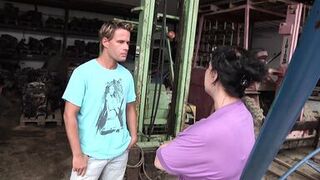 orgies with the old women at the shop #3