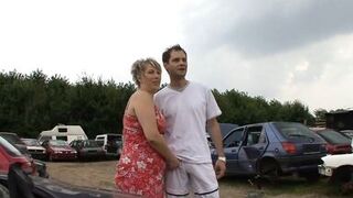 German Nasty Milf by the mechanic on duty #2