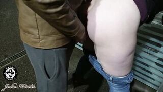 2 Germans FUCKING at a Train Station!!