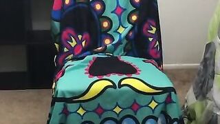 Hotwife dildo fuck to squirting creamy orgasm