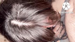 Wife dressed in new lingerie