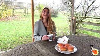 Stunning blonde milf hard fucked by 2 french cock - 2 image