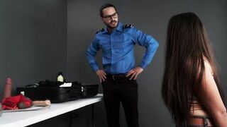 A TSA agent found my naughty toys in my bag and took me to his office
