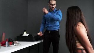 A TSA agent found my naughty toys in my bag and took me to his office