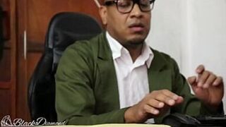 I fuck my boss at work so I don't lose him