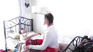 Stepmom convinces stepson to go to class