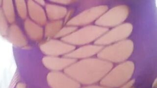 The Trouble with Fishnet Bodysuits and Piercings!! Risky!!!