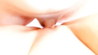 Big cock close-up fucks juicy pink pussy and pours her cum - 15 image