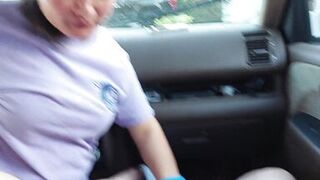 Asian Blowjob Queen Public Car Blowjob