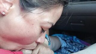 Asian Blowjob Queen Public Car Blowjob
