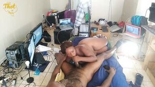 POV VIew Milf Really enJoi's sucking Dick Homemade Amateur Blowjob