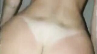 Incredible my french girlfriend's ass getting good dick