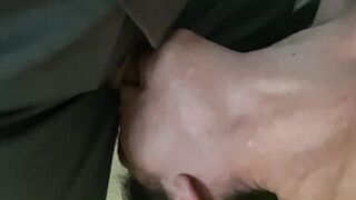 Her Husband Left Her Like This So I Deep Throated Her until She Tapped Out With Cum Overflow