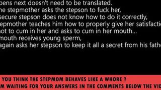 When will dad arrive? (Stepmother) - Don't care about him, stepson, can you keep secrets?