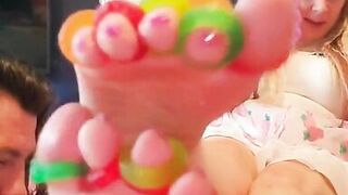 Lifesaver Toe Ring Foot Slave Foot Feeding Foot Worship Foot Licking Toe Sucking