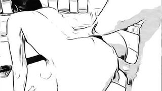 man having sex with married woman without her husband knowing in cartoon