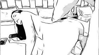 man having sex with married woman without her husband knowing in cartoon