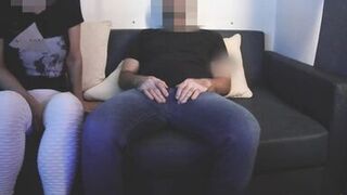 Married Milf catches her friend's son masturbating and helps him. 2/3