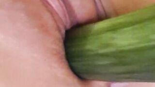 Fucking Myself With A Cucumber (Hot POV Closeup)