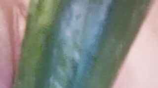 Fucking Myself With A Cucumber (Hot POV Closeup)