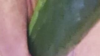 Fucking Myself With A Cucumber (Hot POV Closeup)