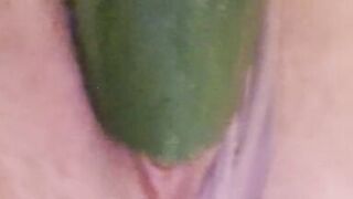 Fucking Myself With A Cucumber (Hot POV Closeup)