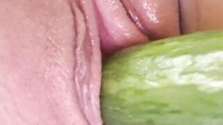 Fucking Myself With A Cucumber (Hot POV Closeup)