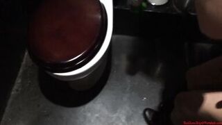 Anal And Blowjob Into Public Restaurant Toilet With A Client