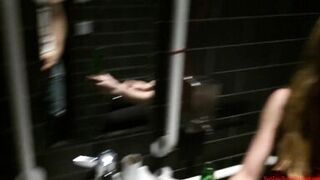 Anal And Blowjob Into Public Restaurant Toilet With A Client - 4 image