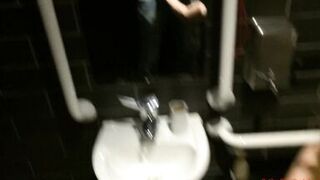 Anal And Blowjob Into Public Restaurant Toilet With A Client