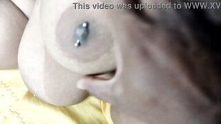 Brought my best friend to my house after the party and gave her a punishment |  Ju naughty wife goes to best friend's house and CUM IN HER