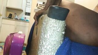 Thot in Texas - Thick Oozing Creampie in ebony Milf First Angles