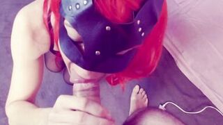 Cum in my mouth while my ass is plugged