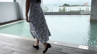 Public vibrator remote and squirt